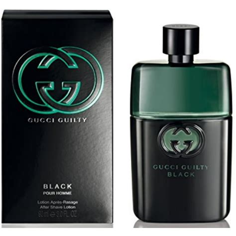 gucci guilty black after shave lotion for men 3 ounce|gucci guilty for men sale.